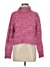 Mi ami Tweed Pink Turtleneck Sweater Size M - photo 1