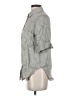 Zara Gray 3/4 Sleeve Button-Down Shirt Size XS - photo 5