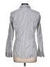 Express Stripes Silver Long Sleeve Button-Down Shirt Size L - photo 2