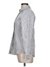 Express Stripes Silver Long Sleeve Button-Down Shirt Size L - photo 5