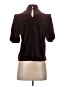 Laundry by Shelli Segal Burgundy Short Sleeve Top Size S - photo 2