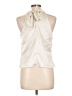 Unbranded 100% Polyester Ivory Sleeveless Blouse Size 10 (estimated) - photo 2