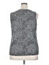Croft & Barrow Silver Sleeveless Blouse Size XXL - photo 2