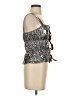 Cider Silver Sleeveless Blouse Size S - photo 4