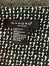Sandro Sportswear 100% Acrylic Tweed Black Jacket Size L - photo 6
