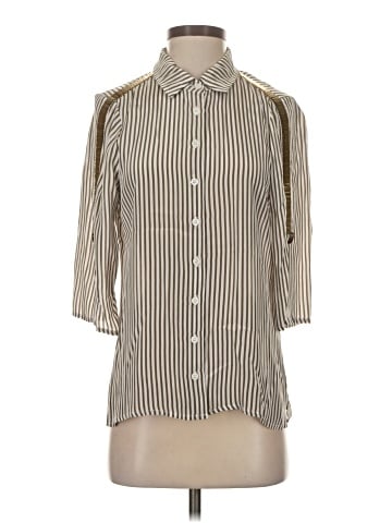 AS by DF 3/4 Sleeve Button-Down Shirt (view 1)