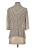 AS by DF 100% Viscose Stripes Tan 3/4 Sleeve Button-Down Shirt Size XS - photo 2