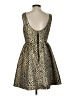 Esley Animal Print Gold Cocktail Dress Size S - photo 2
