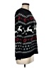 Unbranded 100% Polyester Print Black Pullover Sweater Size M - photo 4