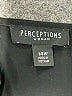 Perceptions Black Cardigan Size 14 - photo 7