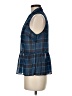 American Eagle Outfitters 100% Polyester Blue Sleeveless Blouse Size M - photo 5