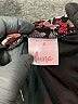Luna 100% Polyester Floral Black Long Sleeve Blouse Size S - photo 7