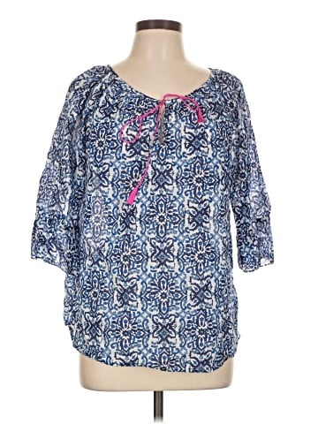 Milly 3/4 Sleeve Blouse (view 1)