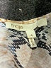 Maje 100% Polyester Ivory Brown Cocktail Dress Size XL (4) - photo 7