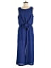 Luxology Solid Blue Jumpsuit Size 8 - photo 1