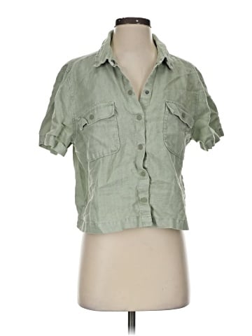 Nicole Miller New York Short Sleeve Button-Down Shirt (view 1)