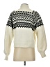 Gap Chevron-herringbone Ivory Pullover Sweater Size S - photo 2