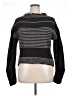 Lilith Stripes Black Pullover Sweater Size XL - photo 1