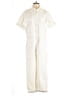 Mod Ref 100% Cotton Ivory Jumpsuit Size S - photo 1