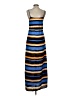 MICHAEL Michael Kors 100% Polyester Stripes Blue Casual Dress Size XS - photo 2
