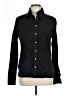 Soft Surroundings Black Long Sleeve Button-Down Shirt Size L - photo 1