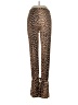 Shein Animal Print Brown Casual Pants Size 4 - photo 1