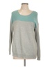 Joie Color Block Gray Pullover Sweater Size L - photo 1