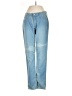 James Jeans Color Block Blue Jeans Size 27 waist - photo 1