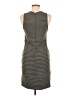 Topshop Stripes Gray Casual Dress Size 8 - photo 2