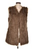 Assorted Brands Brown Faux Fur Vest Size M (estimated) - photo 1