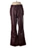 DKNY 100% Polyurethane Burgundy Casual Pants Size 6 - photo 1