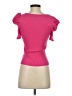 Shein Pink Short Sleeve Top Size 4 - photo 2