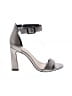 Vince Camuto Metallic Gray Silver Sandals Size 6 - photo 1