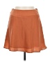Le Lis 100% Polyester Solid Orange Casual Skirt Size M - photo 1