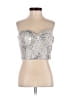 Charlotte Russe 100% Polyester Silver Sleeveless Top Size XS - photo 1