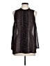 Torrid 100% Polyester Polka Dots Black Sleeveless Blouse Size Lg Plus (0) - photo 1