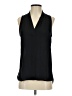 Vince Camuto 100% Polyester Black Sleeveless Blouse Size XS - photo 1
