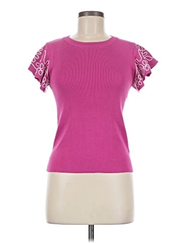 Hem & Thread Short Sleeve Top (view 1)
