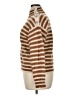 J.Crew Stripes Brown Turtleneck Sweater Size XL - photo 5