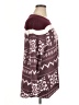 Maurices Print Burgundy Pullover Sweater Size 0X - photo 4