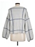 Z Supply 100% Polyester Plaid Gray Pullover Sweater Size L - photo 2