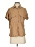 Max Studio Tan Short Sleeve Blouse Size XS - photo 1