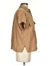Max Studio Tan Short Sleeve Blouse Size XS - photo 4