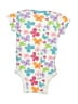 Onesies Floral White Short Sleeve Onesie Size 6-9 mo - photo 2