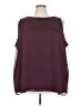 Lane Bryant Burgundy Sleeveless Blouse Size 26 - photo 1