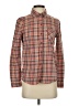Levi's 100% Cotton Plaid Orange Long Sleeve Button-Down Shirt Size XS - photo 1