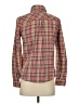 Levi's 100% Cotton Plaid Orange Long Sleeve Button-Down Shirt Size XS - photo 2