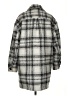 Old Navy Plaid Gray Coat Size S - photo 2