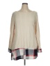 Reborn Plaid Ivory Pullover Sweater Size XL - photo 1