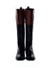 Tommy Hilfiger 100% Leather Multi Color Black Boots Size 6 - photo 2